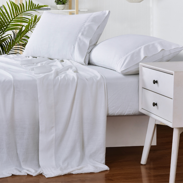 Linen Bamboo Sheet Set Pure Zone