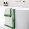 Broadway Cotton Towels in Green