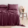 Bamboo Extra Deep Sheet Set - Aubergine