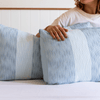 Loome Quilt Cover Set in Light Blue Tones
