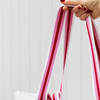 White with Pink and Red Handle