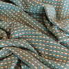 Empire Cotton Throw in Aqua Blue