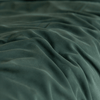 Organic Bamboo Stone Washed Quilt Cover Set in Forest Green