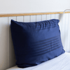 Organic Bamboo Tayla Stripe Quilt Cover Set in Indigo