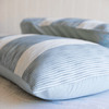 Loome Quilt Cover Set in Light Blue Tones