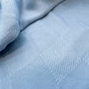 Bamboo Checked Blanket in Light Blue