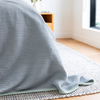 Bamboo Jersey Blanket in Blue