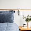 Checkered Plush Coverlet Set