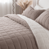 Corduroy Coverlet Set in Stone
