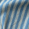 Somers Cotton Stripe Throw in Green and Yellow Stripe