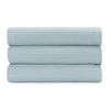 Cotton Waffle Terry Bath Towel Stack in Sage