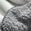 Hudson Sherpa Blanket in Grey