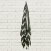 Kirra Cotton Blanket in Moss Stripe