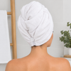 Microfibre Hair Wrap in White