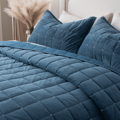 Moonlight Velvet Coverlet Set