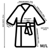 Organic Bamboo Waffle Robe - Camel