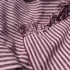 Sari Stripe Cotton Throw - Pink & Burgundy
