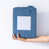 Bamboo Stone Washed Quilt Cover Set in Denim