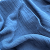 Stone Washed Cotton Throw in Navy