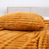 Teddy Fleece Cushion in Mustard