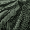 Teddy Fleece Blanket in Hunter Green