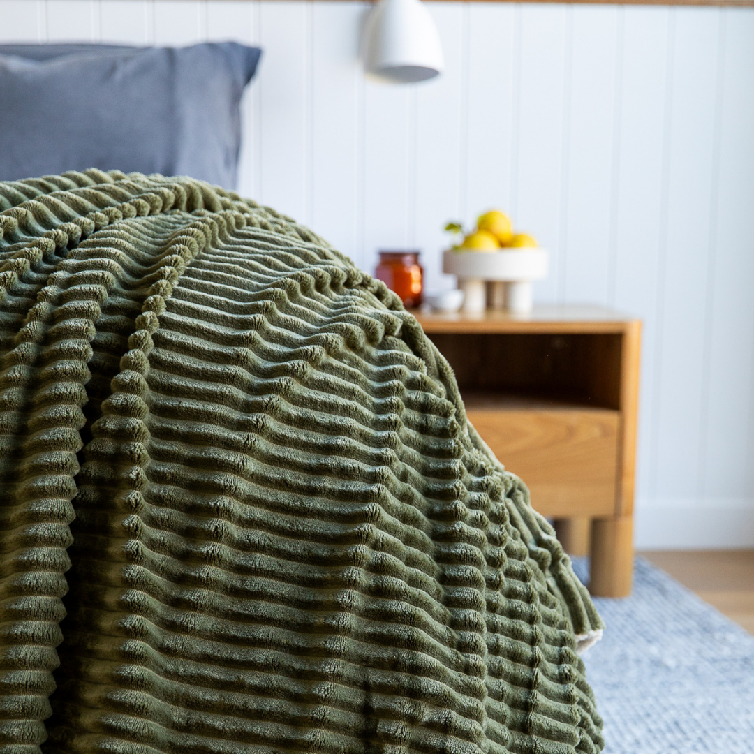 Teddy Fleece Blanket Pure Zone