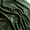Teddy Fleece Blanket in Hunter Green
