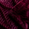 Teddy Fleece Blanket in Burgundy