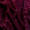 Teddy Fleece Blanket in Burgundy