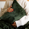Teddy Cushion in Hunter Green