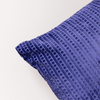 Vala Cotton Velvet Cushion - Navy