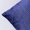 Vala Cotton Velvet Cushion - Navy