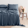 Bamboo Extra Deep Sheet Set - Blue Mirage