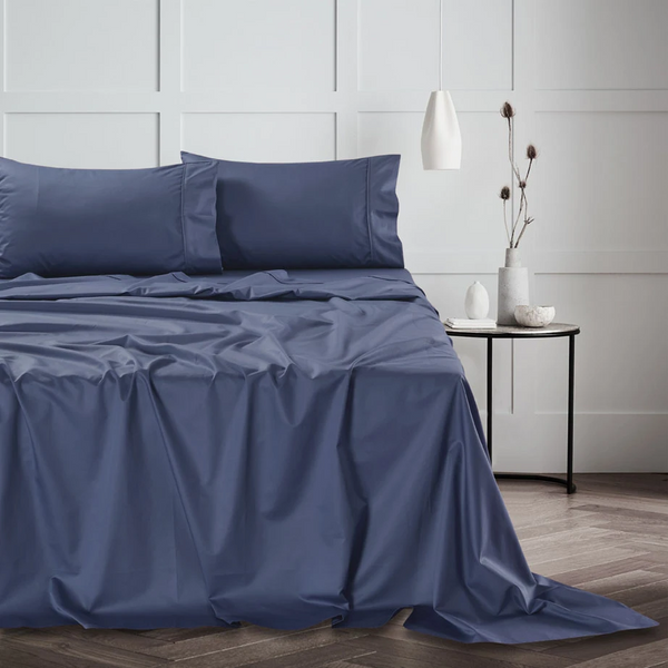 Egyptian Cotton Sateen Sheet Sets (45cm Deep) Pure Zone