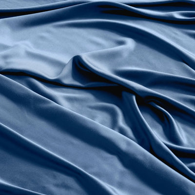 Bamboo Fitted Sheet and Pillowcase Set - Single Size - Navy