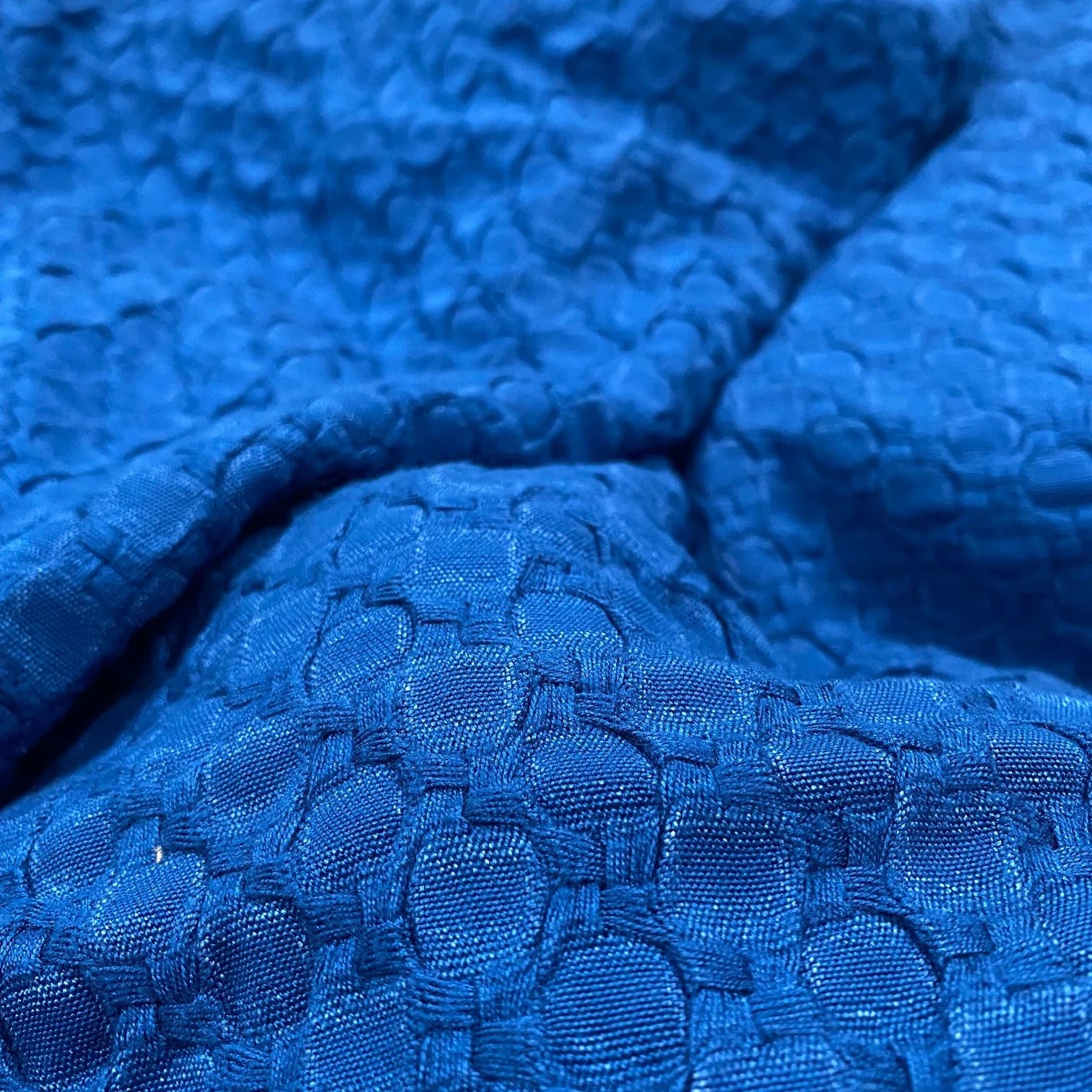 Bamboo Waffle Blanket - Navy