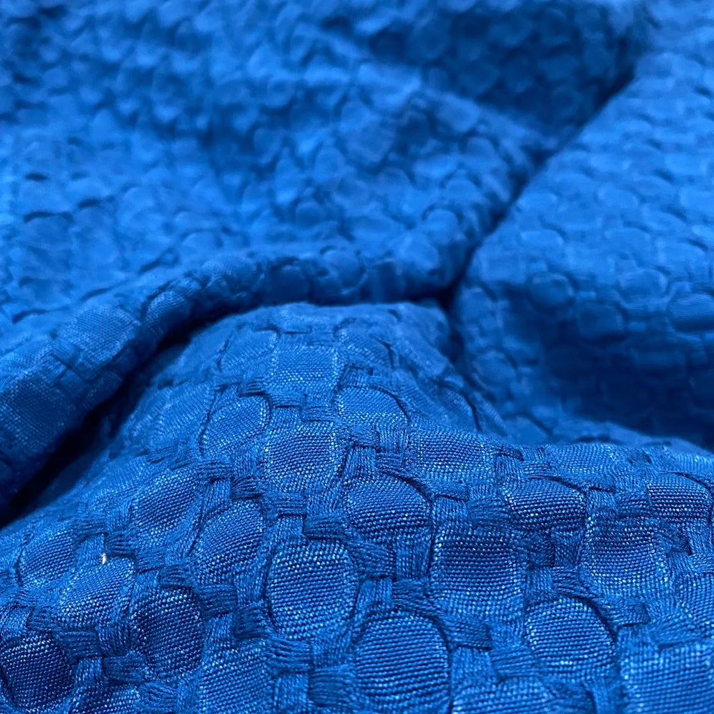 Bamboo Waffle Blanket - Navy