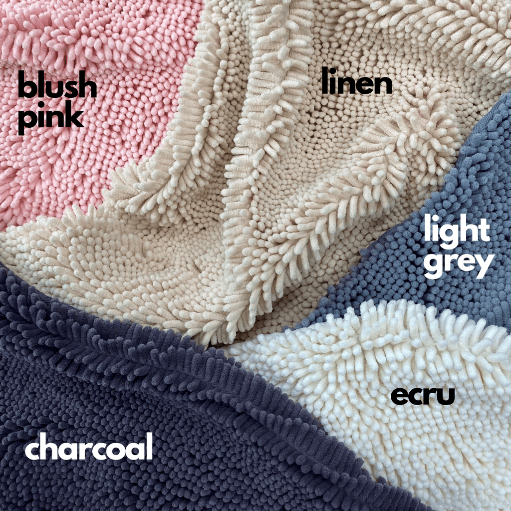 Chenille Noodle Bath Mat Pure Zone