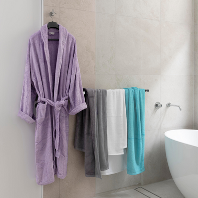 Bamboo Robe in Lavender
