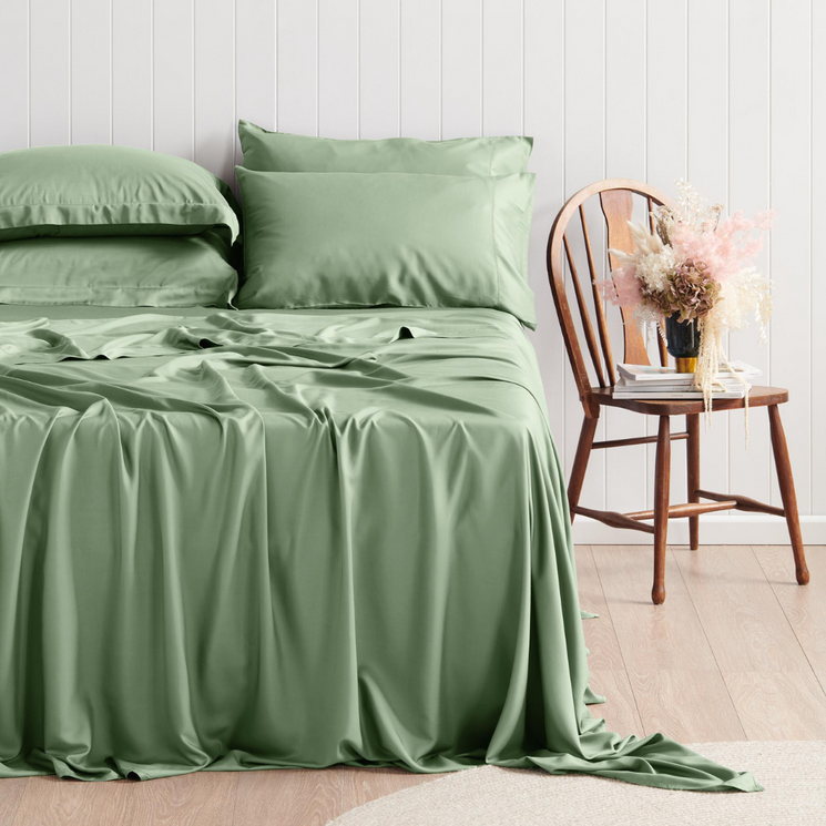 100 Organic Bamboo Extra Deep Sheet Set 50cm Depth Pure Zone