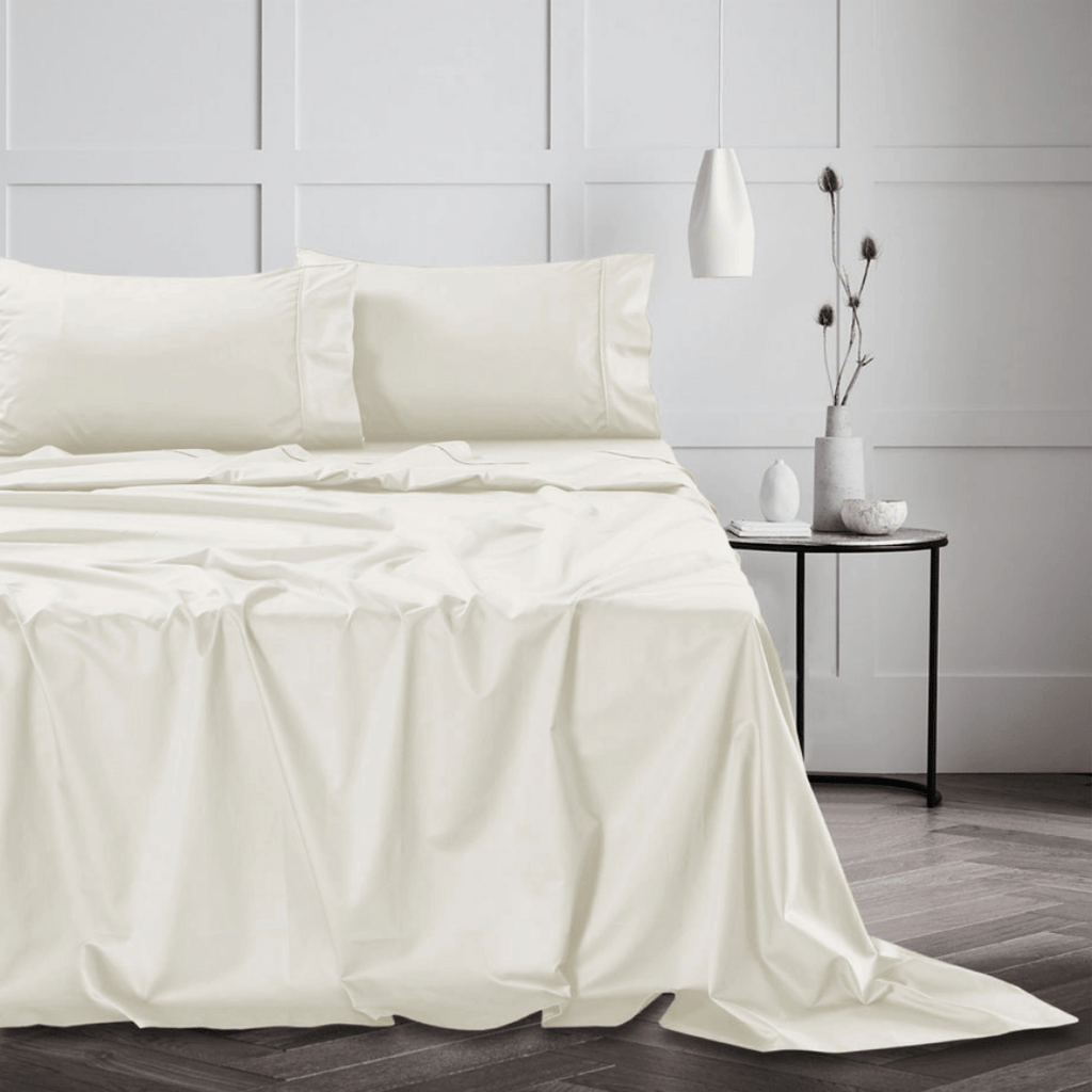 Egyptian Cotton Sateen Extra Deep Sheet Sets (50cm Depth) Pure Zone